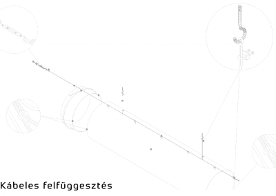 Alumínium sínes felfüggesztés